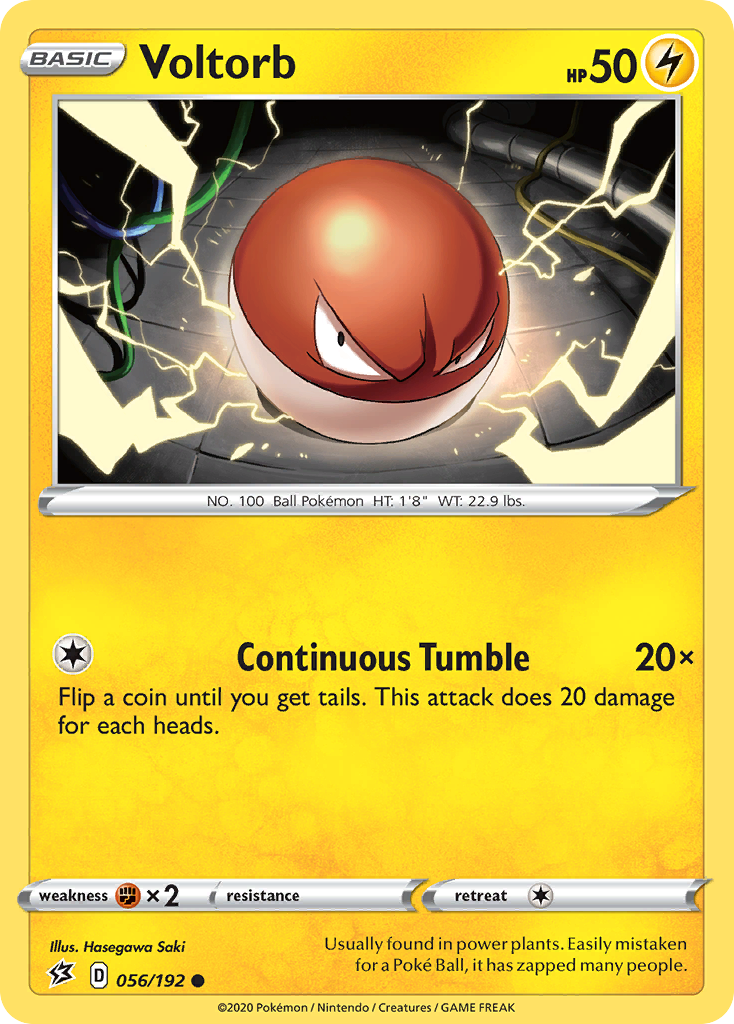 Rebel Clash Voltorb #56/192